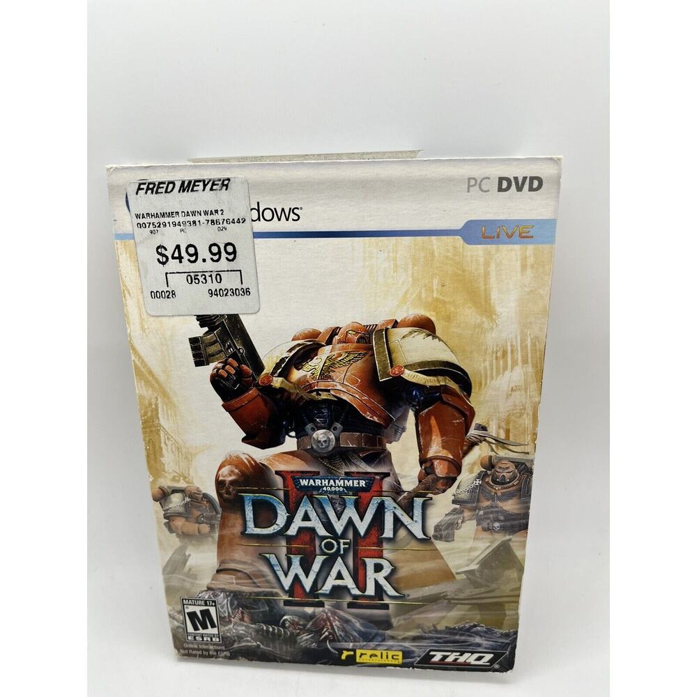 Warhammer 40,000: Dawn of War II Steelbook Box Only